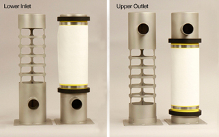 5 inch diameter filters for better air flow.