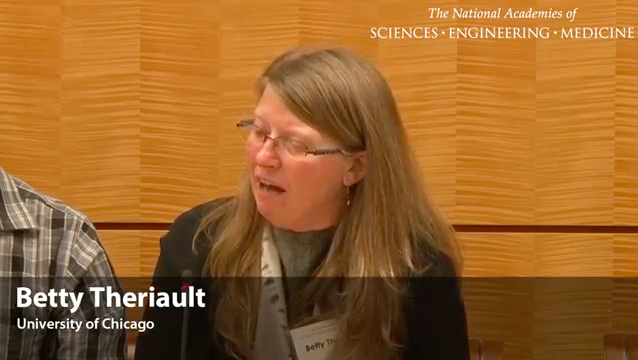 Betty Theriault, University of Chicago.