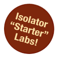 CBC gnotobiotic isolator starter lab.